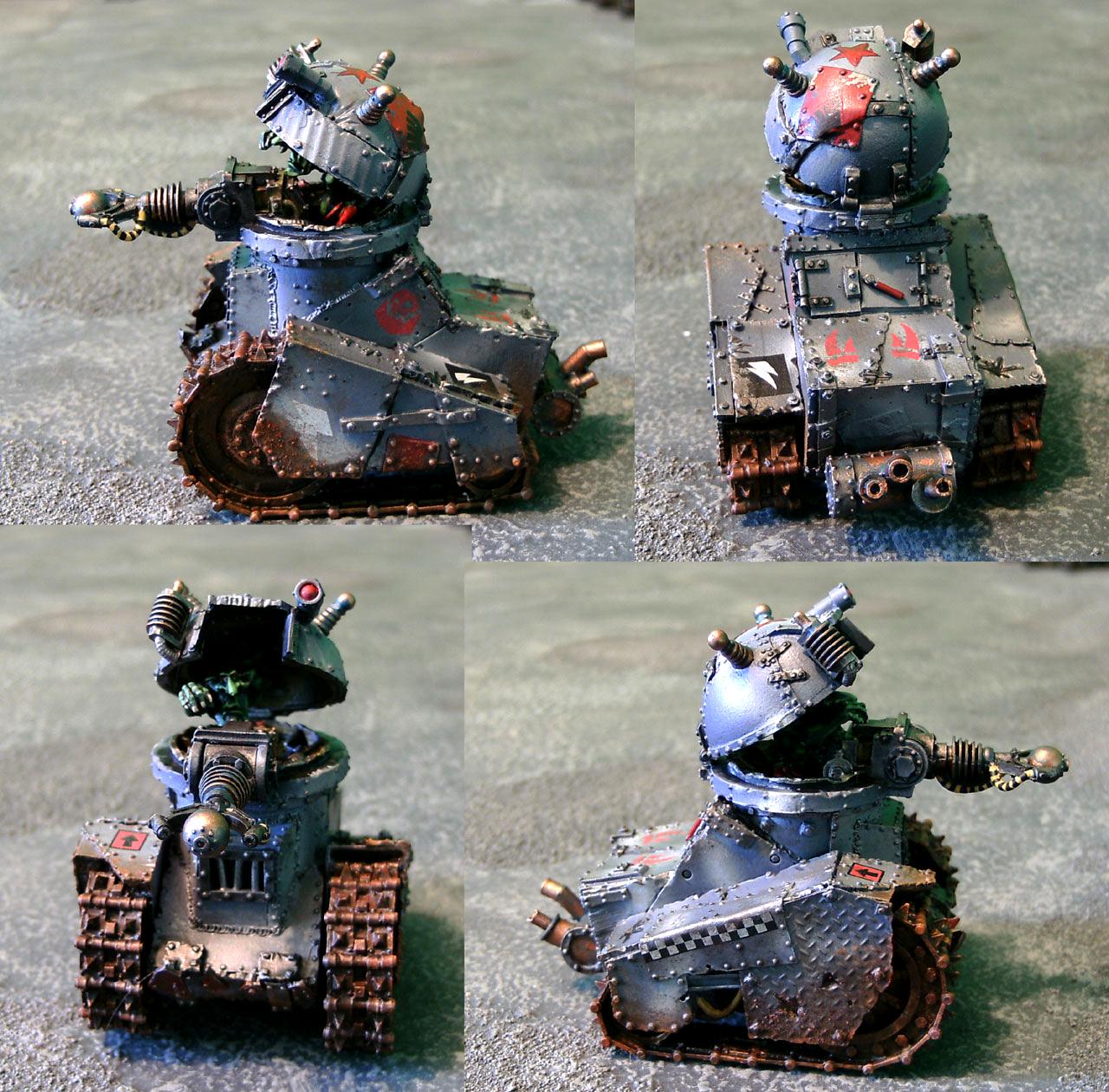 3 Grot Tanks - Ork Warhammer 40k - Forge World 40k - OOP Tank